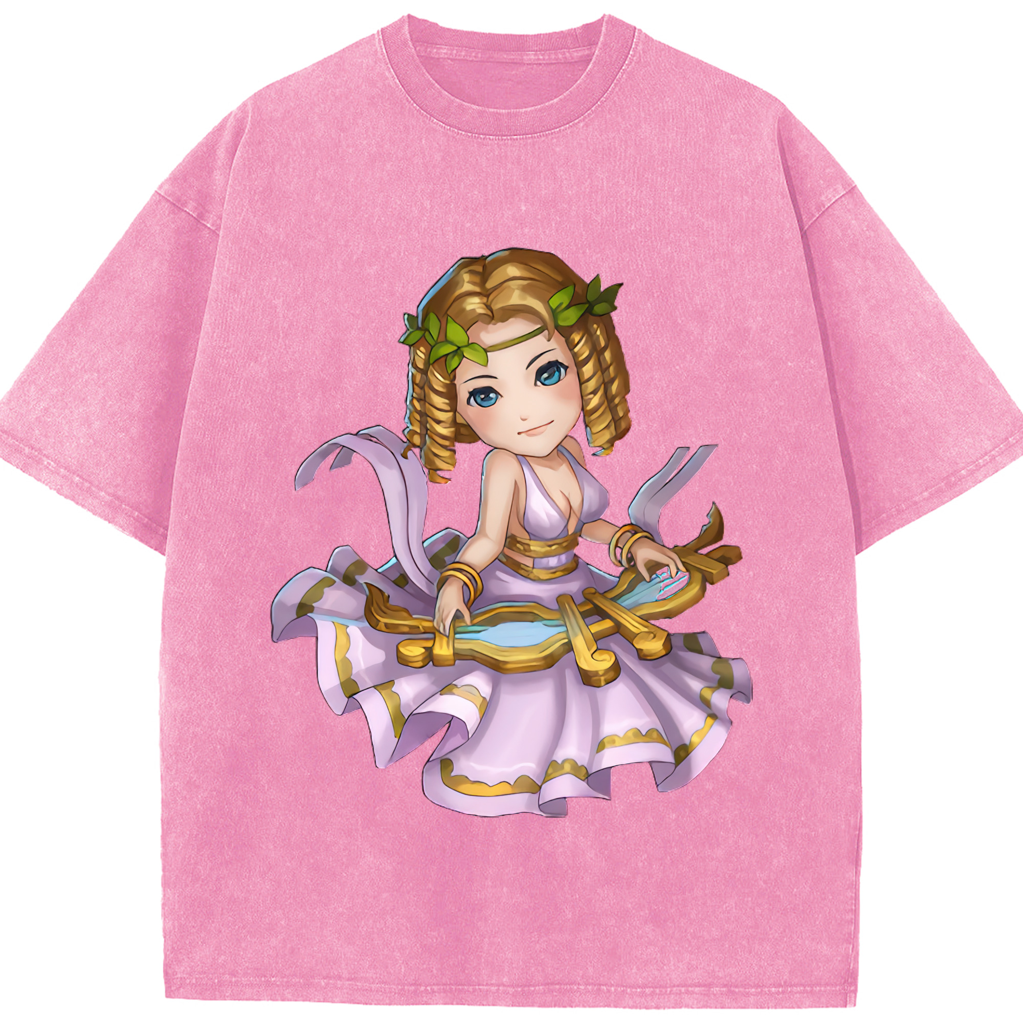 リーグ・オブ・レジェンド League of Legends LOL 綿100% ヴィンテージ風 半袖Tシャツ（フロントプリント）